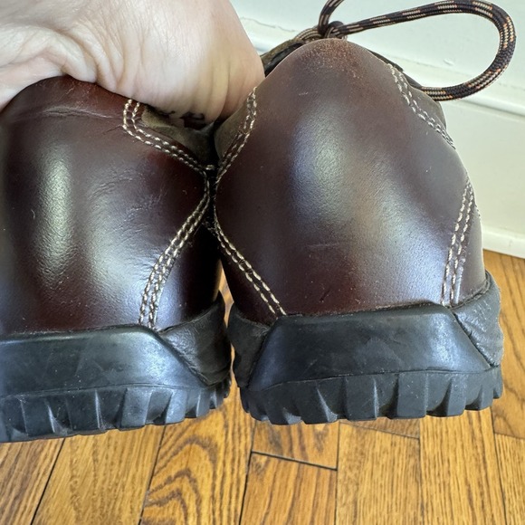 Johnston And Murphy Brown Leather Bowlers Laceup Vibram Sole Men\'s Size 8.5 Shoe main image 8